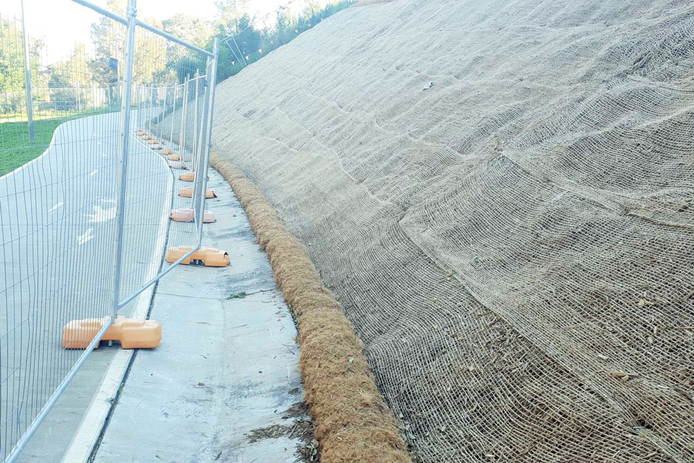 GEOmasta erosion control at Kingsgrove pathway project