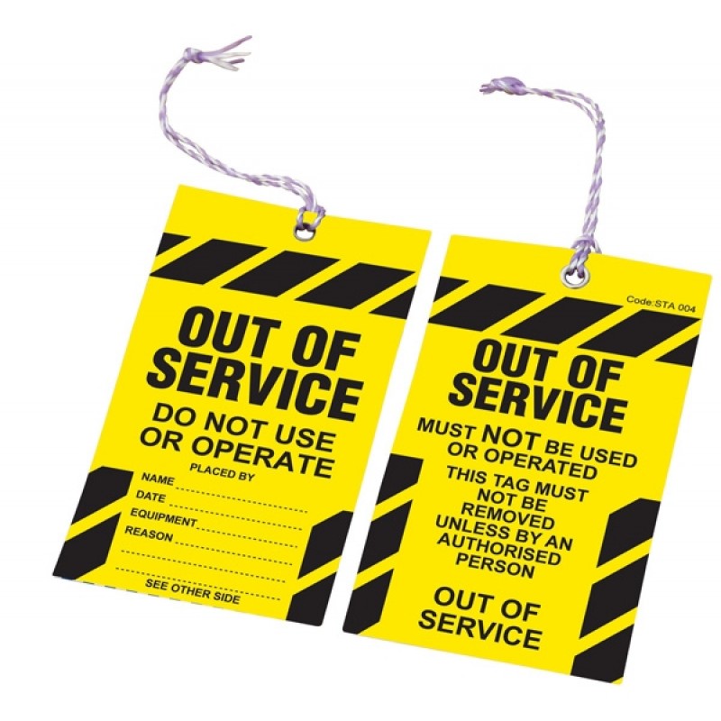 lock out tag out tags