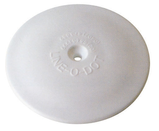 White Car Parking Dot With Nail