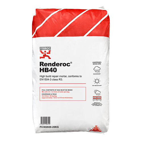 Fosroc Renderoc HB40 Repair Mortar 20kg