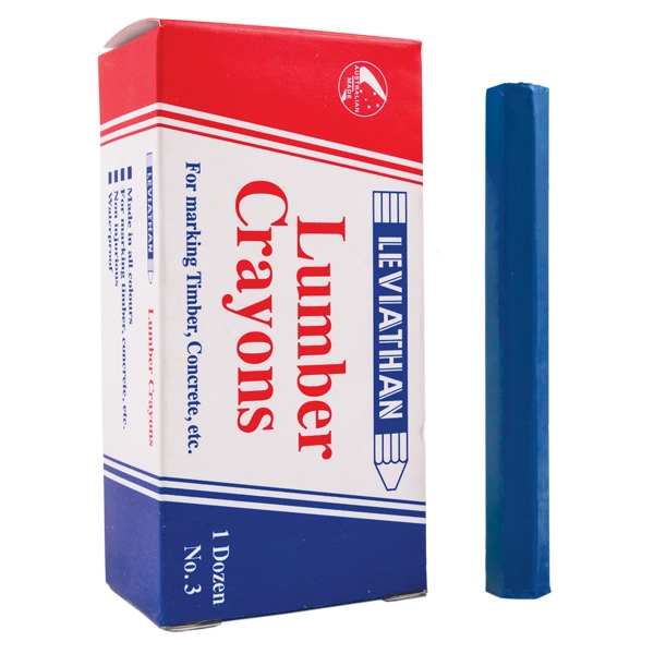 Leviathan Lumber Crayons D2 No. 3 Blue