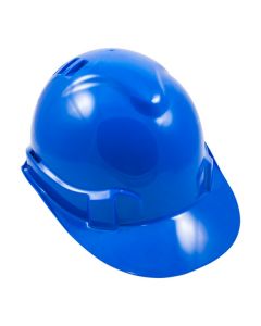 Premium Vented Hard Hat - Blue