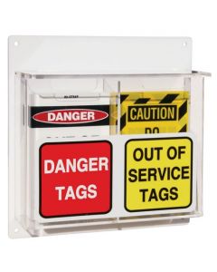 LOTO Wall Mount Tag Station - 250mm x 250mm