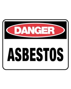 Safety Sign - Danger Asbestos 600 x 450mm Poly