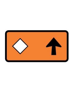 Direction Indicator - Straight Right Hand 900 x 450mm