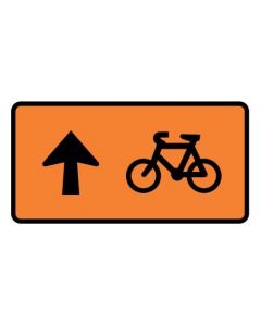 Cyclist Direction - Straight Left Hand 9