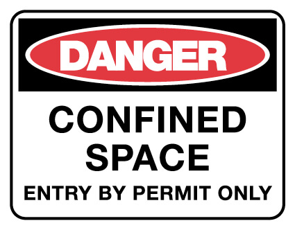 Confined Space Entry By Permit Only