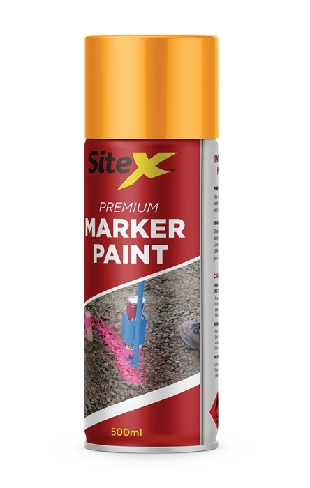 SiteX Premium Fluoro Orange Spot Marking Paint