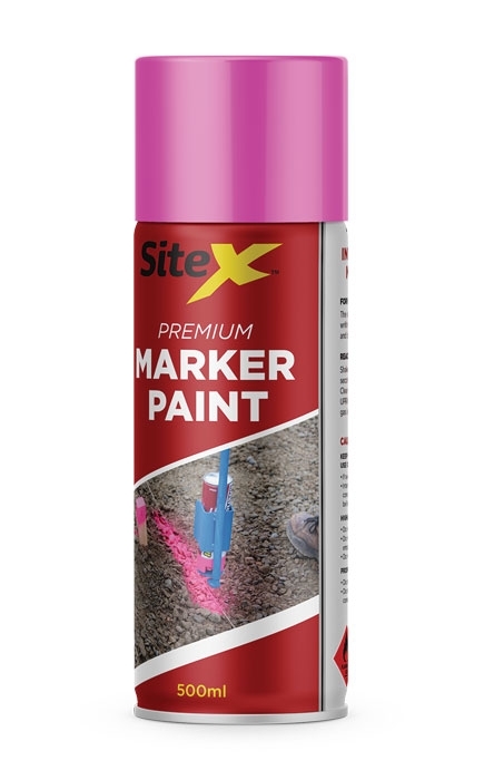SiteX Premium Fluoro Pink Spot Marking Paint