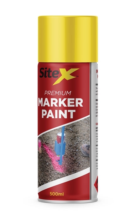 SiteX Premium Fluoro Yellow Spot Marking Paint