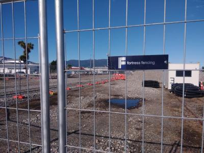 Fortress Fencing protects stockpiles at Westport Riverfront