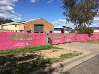 Premium fence mesh for Mudgee crane company